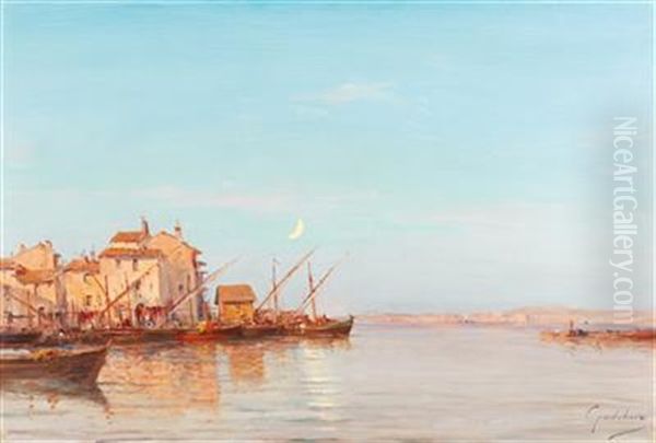 Martiques Oil Painting by Emile Godchaux