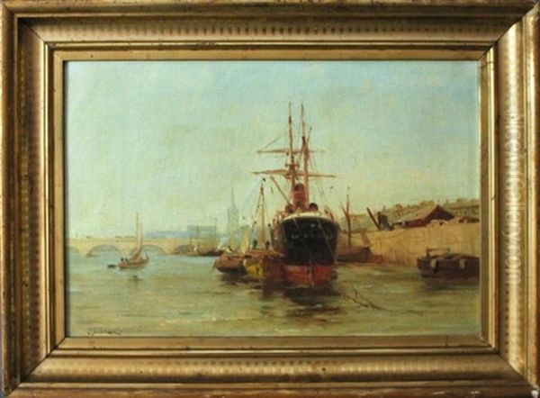 Bateaux Oil Painting by Emile Godchaux