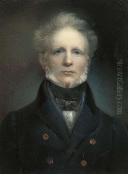 Self-portrait Oil Painting by John Ii Bacon