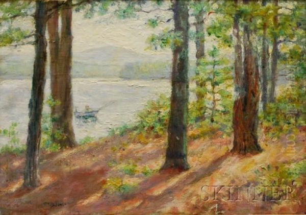 Island Pond, 
Hampstead Oil Painting by Mary Bacon Jones