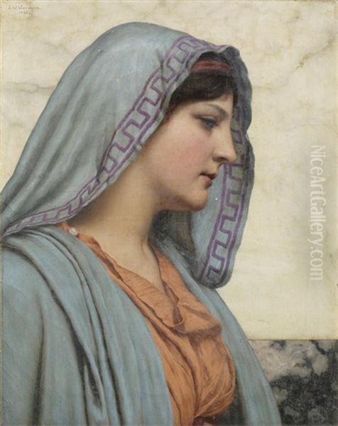 Cytheris Oil Painting by John William Godward