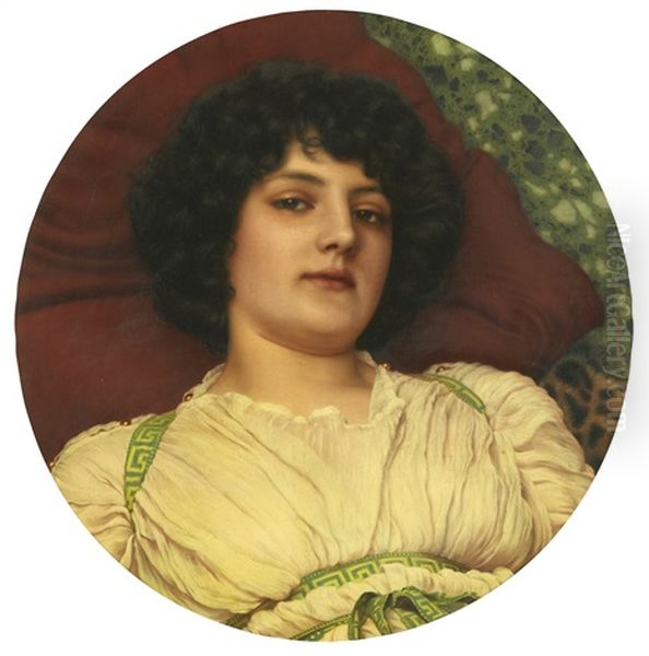 Byrsina Oil Painting by John William Godward