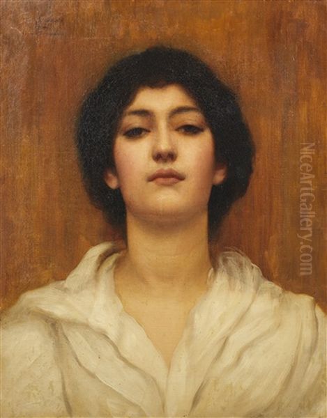 A Beauty Oil Painting by John William Godward