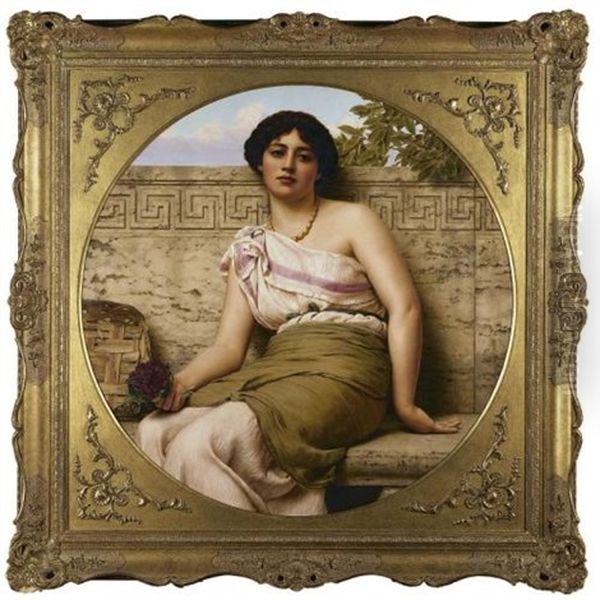 The Last Bunch Oil Painting by John William Godward