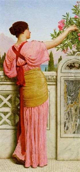 A Choice Blossom by John William Godward