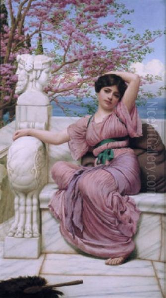 Lassitude Oil Painting by John William Godward