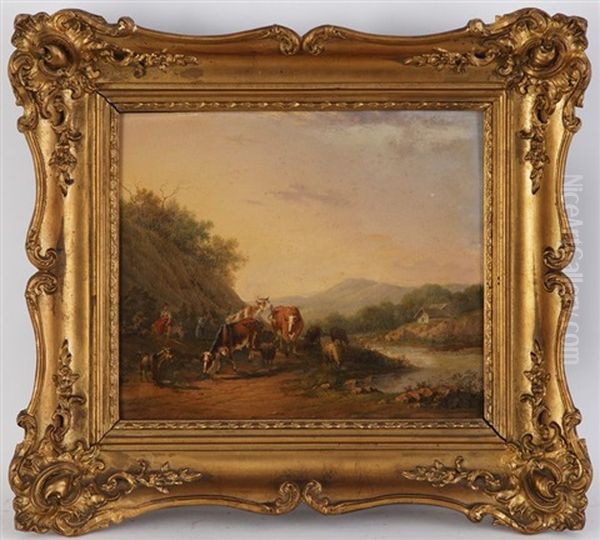 Pastorale Oil Painting by Pieter De Goeje