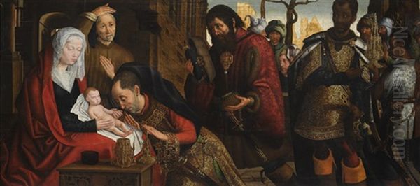 The Adoration Of The Magi Oil Painting by Hugo Van Der Goes