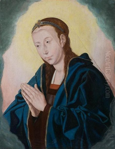 Vierge En Priere Oil Painting by Hugo Van Der Goes