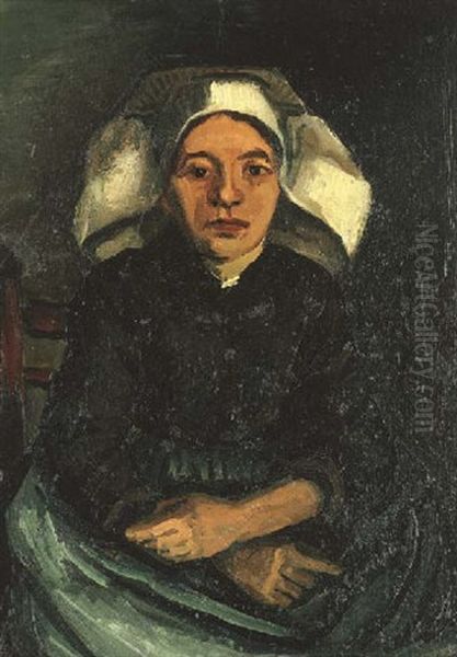 Peasant Woman, Sitting Oil Painting by Vincent Van Gogh