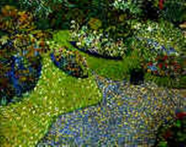 Jardin A Anvers Oil Painting by Vincent Van Gogh