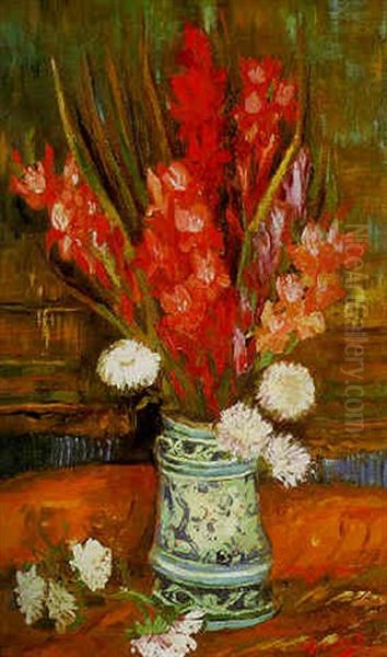 Nature Morte, Glaieuls Oil Painting by Vincent Van Gogh