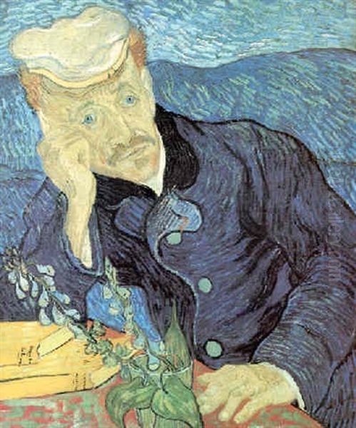 Portrait Du Dr. Gachet Oil Painting by Vincent Van Gogh