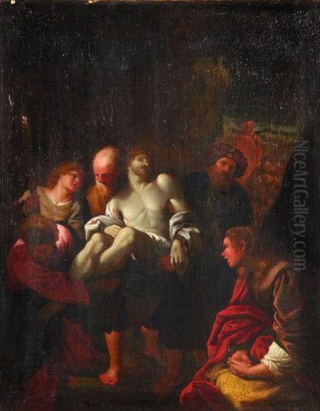 La Mise Au Tombeau Du Christ Oil Painting by Sisto Badalocchio