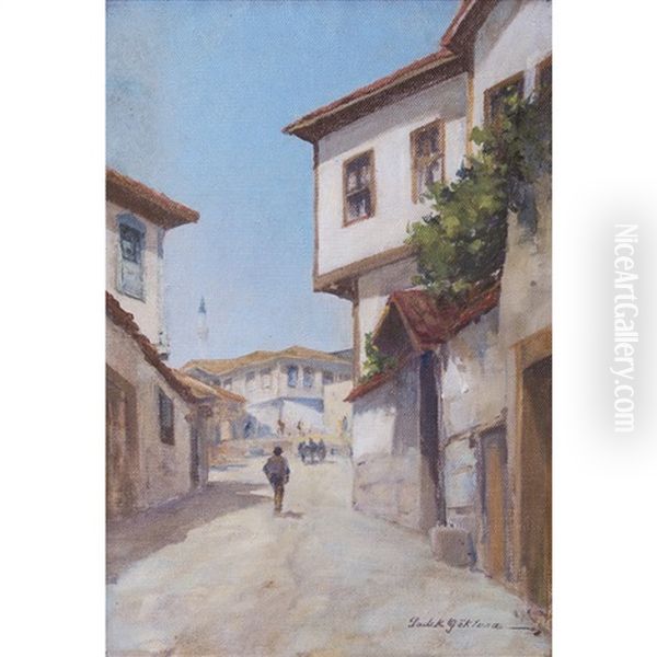 Old Ankara Street by Sadik Goektuna