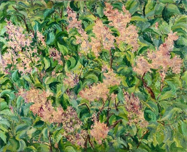 Les Lilas Oil Painting by Aleksandr Yakovlevich Golovin