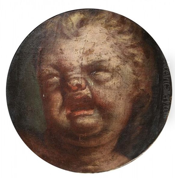 Portrait D'un Enfant Pleurant Oil Painting by Hendrik Goltzius