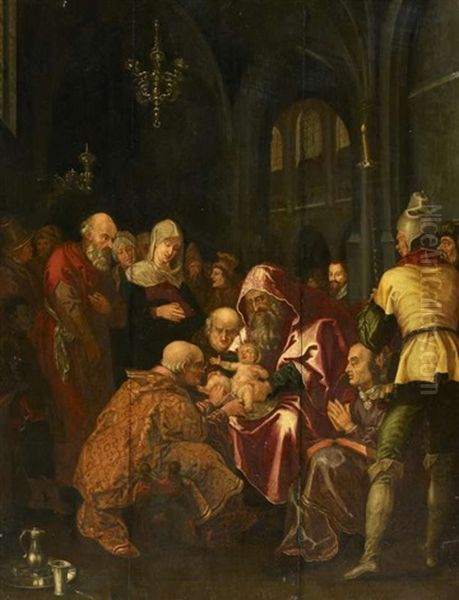 Beschneidung Christi Oil Painting by Hendrik Goltzius