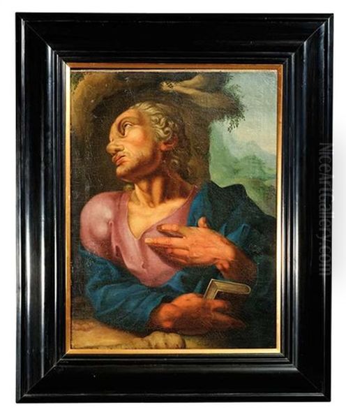 Der Apostel Judas Thaddaus Oil Painting by Hendrik Goltzius