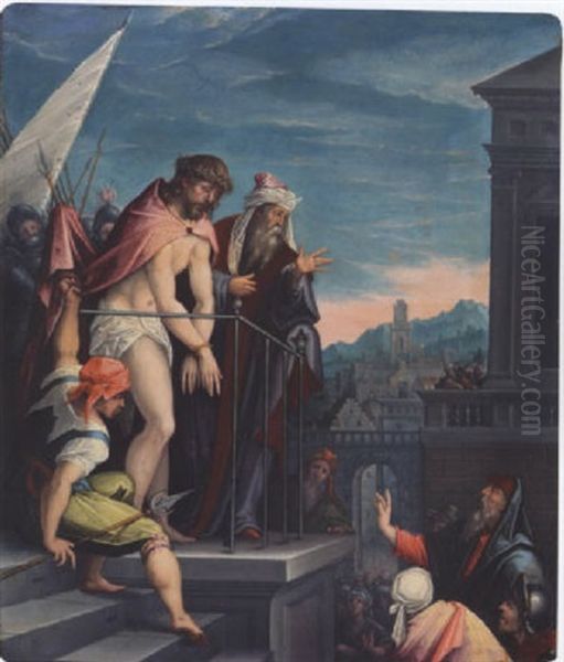 Ecce Hommo Oil Painting by Hendrik Goltzius