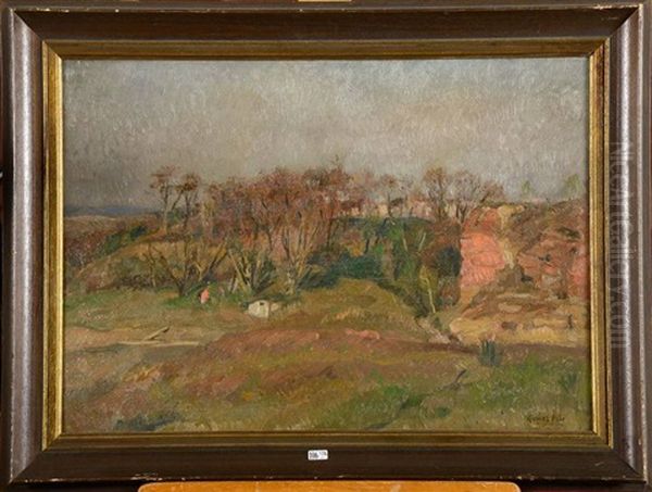 Paysage Oil Painting by Eugenio Gomez Mir