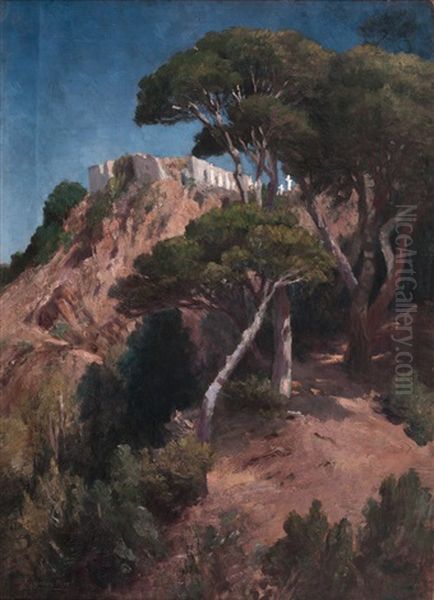 Paisaje De Montana Oil Painting by Eugenio Gomez Mir