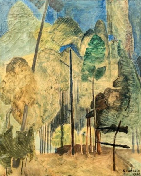 Paysage, 1923 by Emmanuel Gondouin