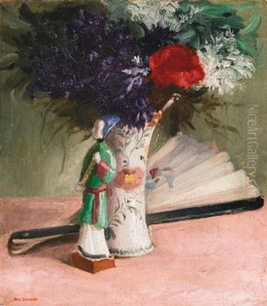 Le Bouquet De Violettes Oil Painting by Eva Gonzales