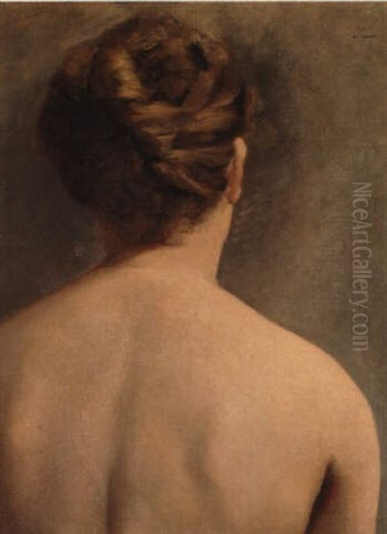 Le Chignon Oil Painting by Eva Gonzales