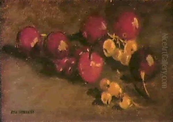 Cerises Et Groseilles Oil Painting by Eva Gonzales