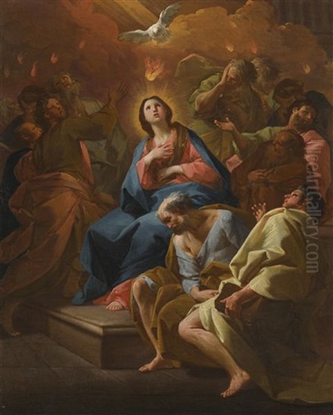 The Pentecost by Antonio Gonzalez Velazquez