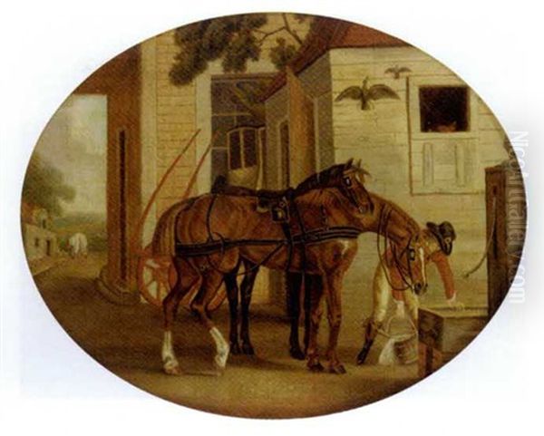 The Life Of A Racehorse Oil Painting by Thomas Gooch