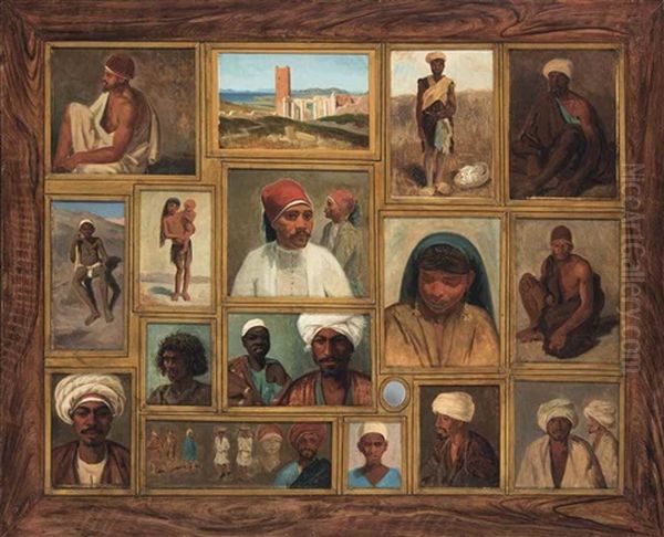 Sixteen Impressions Of The Orient Oil Painting by Frederick Goodall