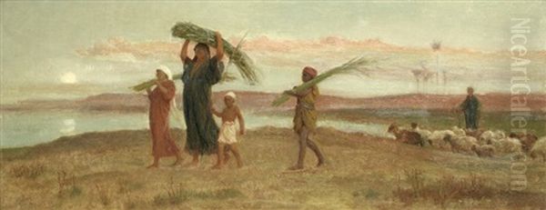 Time Of Joy In Egypt by Frederick Goodall