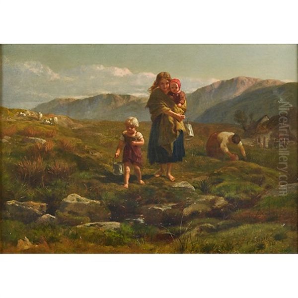 Children Fetching Water by Frederick Goodall