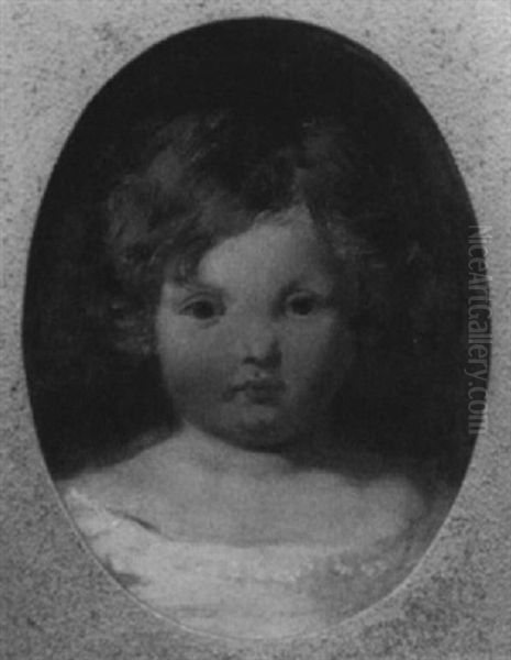 Portrait Of John Vooght As A Child Oil Painting by Frederick Goodall