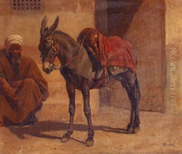 Waiting For Hire Oil Painting by Frederick Goodall