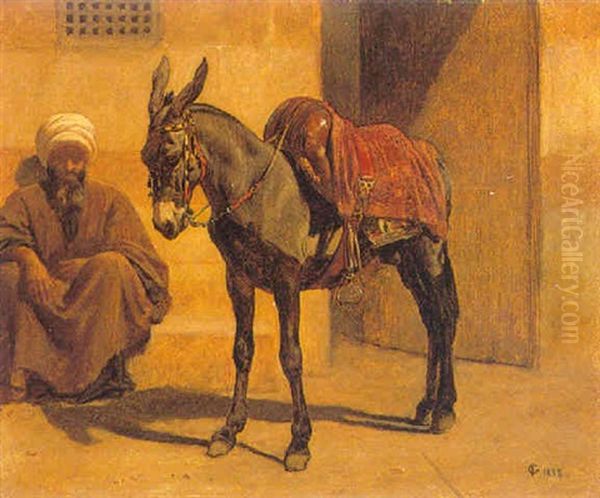 Waiting For Hire Oil Painting by Frederick Goodall