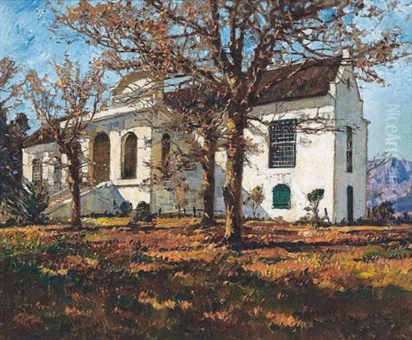 The Old Drostdy, Tulbagh Oil Painting by Robert Gwelo Goodman