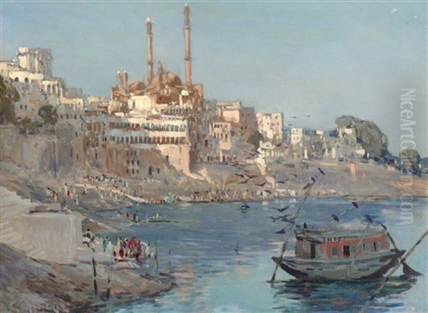 Constantinople Oil Painting by Robert Gwelo Goodman