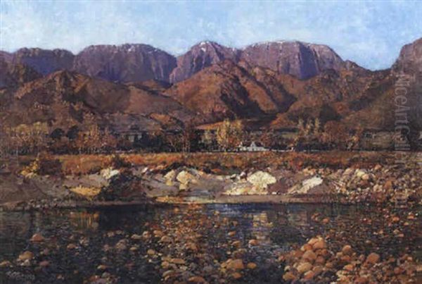 Wemmershoek Oil Painting by Robert Gwelo Goodman