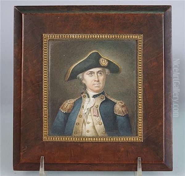 Portrait Of John Paul Jones (3 Works) Oil Painting by Sarah Goodrich