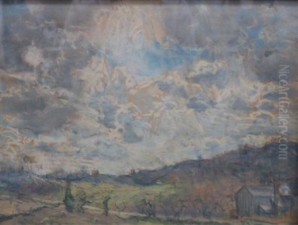 Wind Clouds Oil Painting by Arthur Clifton Goodwin