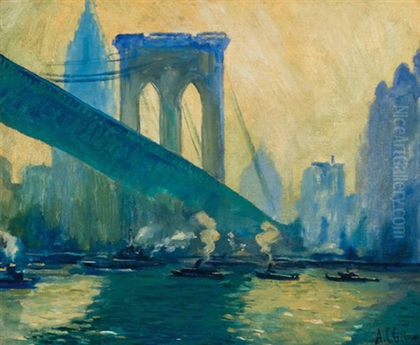 The Brooklyn Bridge by Arthur Clifton Goodwin