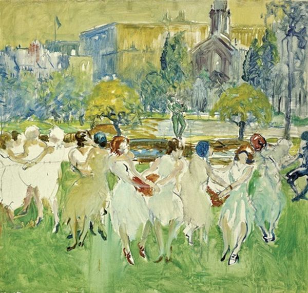 In The Park Oil Painting by Arthur Clifton Goodwin