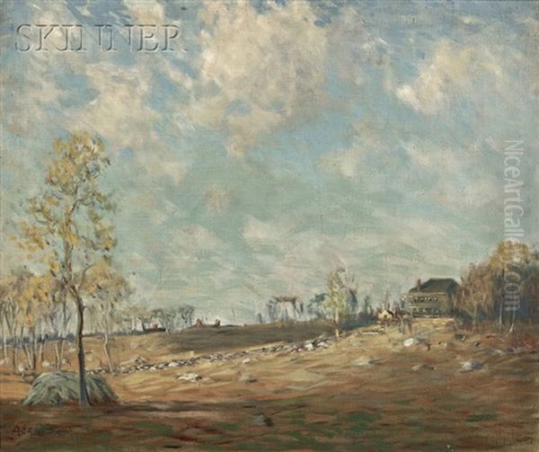 Summer Landscape Oil Painting by Arthur Clifton Goodwin