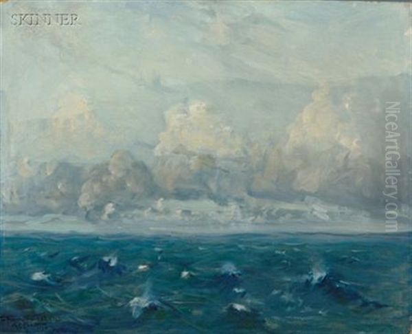 Off Shore Oil Painting by Arthur Clifton Goodwin