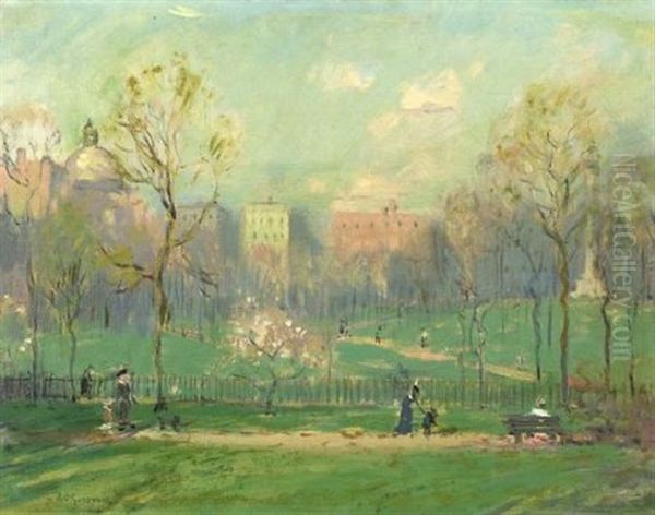 Boston Common by Arthur Clifton Goodwin