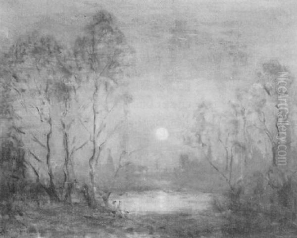 Nocturne Oil Painting by Arthur Clifton Goodwin