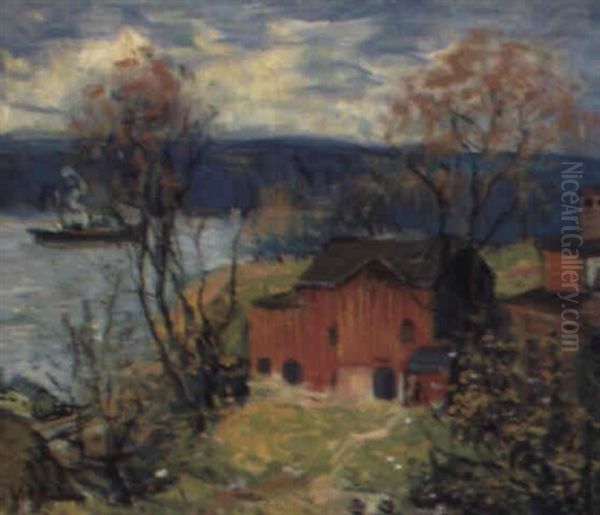 Spuyten Duyvil Oil Painting by Arthur Clifton Goodwin